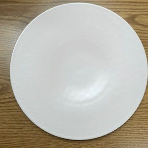Sasaki Colorstone Matte Pink Vintage Ceramic Plate 1980